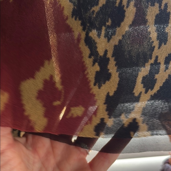 Brown and Red Fitted Camisole Top - Picture 6 of 7